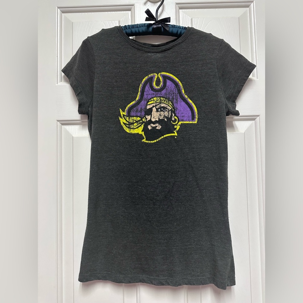 ECU Pirates Fitted Tee 🏴‍☠️ Size L (M)